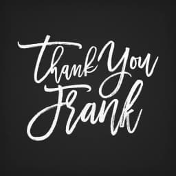 Thank You Frank
